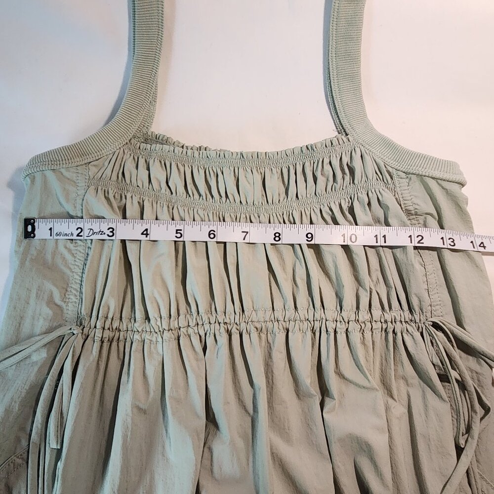ANTHROPOLOGIE Daily Practice Keeseville Sleeveless Smocked Midi Dress - Picture 8 of 11